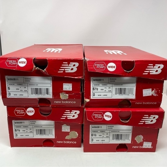 New Balance Fresh Foam 860v11 'Black Lead' Athletic Running Shoes W860B11 WIDE - Picture 7 of 7